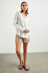 Charli Hanalei-Print Linen Shirt