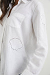 Charli Eyelet Linen Shirt