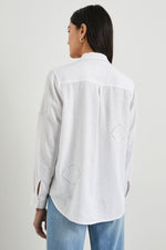 Charli Eyelet Linen Shirt