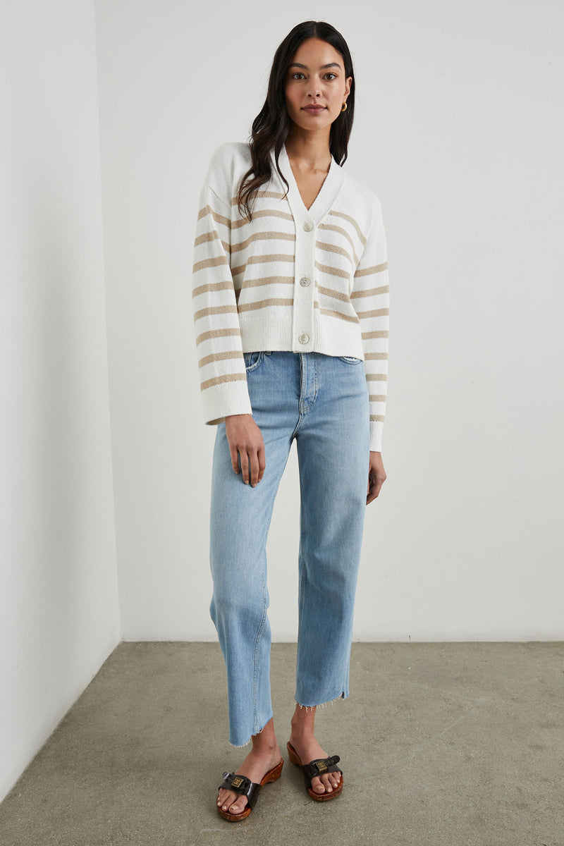 Geneva Cotton-Blended Cardigan