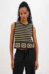 Hazel Cotton Crochet Top