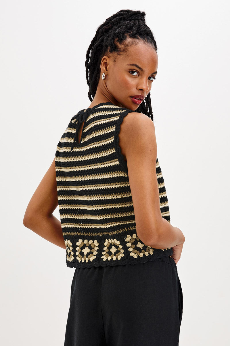 Hazel Cotton Crochet Top