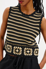Hazel Cotton Crochet Top