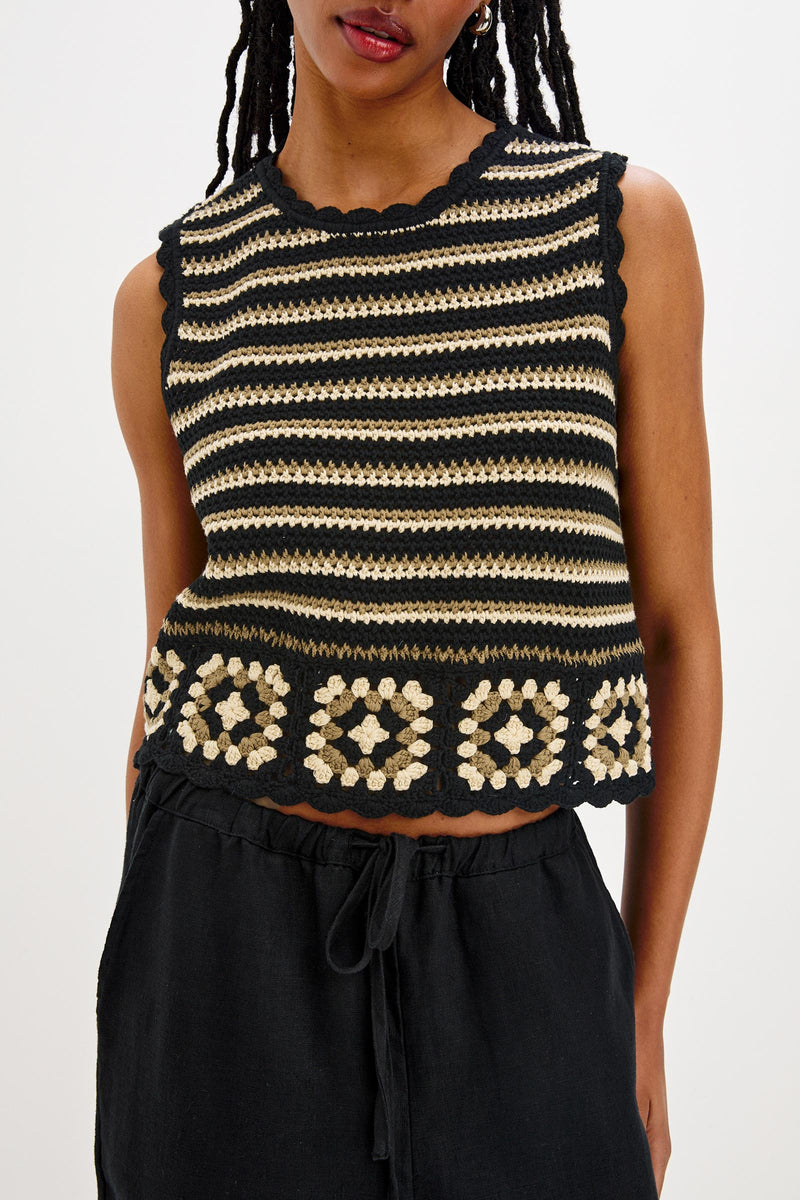 Hazel Cotton Crochet Top