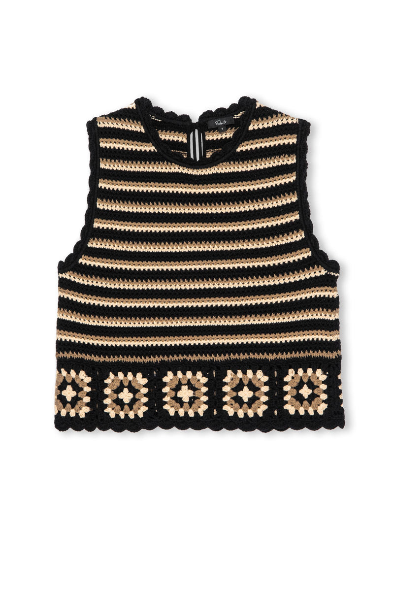 Hazel Cotton Crochet Top