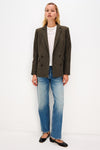 Jac Cotton Herringbone Blazer