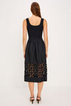 Nadya Poplin and Jersey Dress