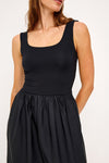 Nadya Poplin and Jersey Dress