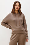 Nico Ribbed Jersey Hoodie