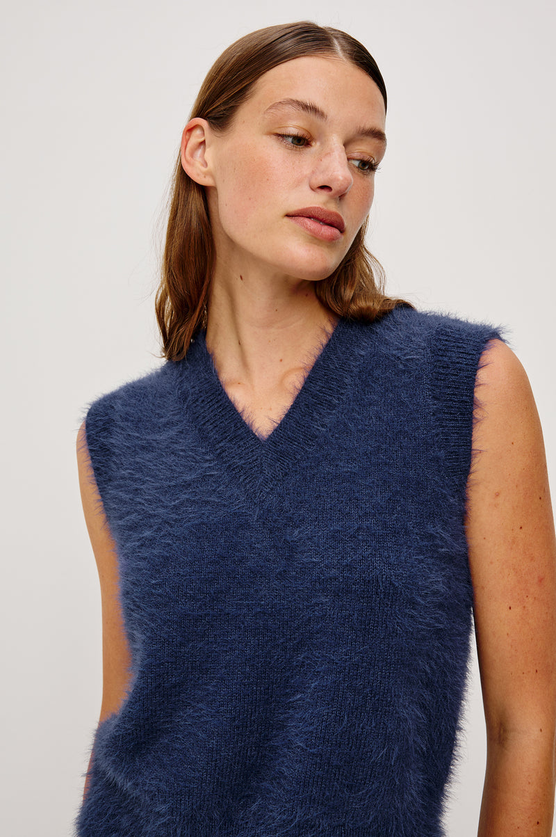 Talli Wool-Blended Knit Vest