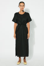 Dapple Linen Midi Dress