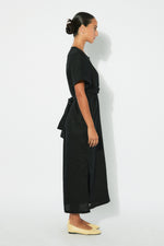 Dapple Linen Midi Dress