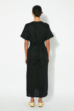 Dapple Linen Midi Dress