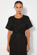 Dapple Linen Midi Dress