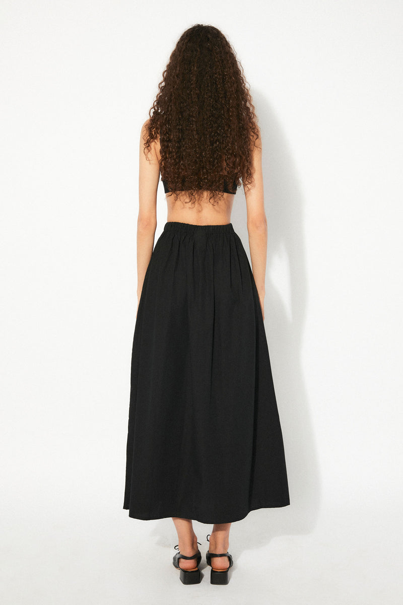 Fisher Cotton A-line Skirt