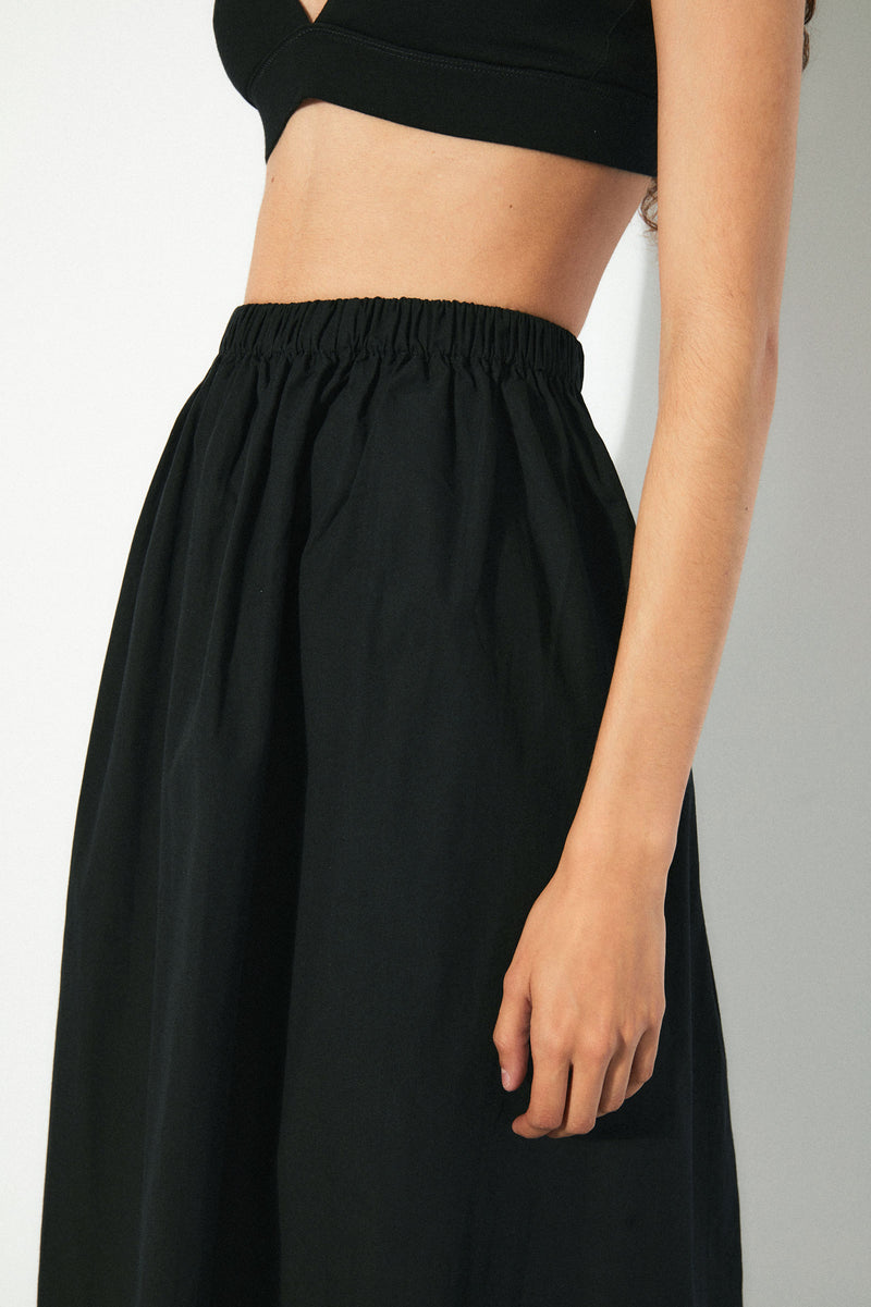 Fisher Cotton A-line Skirt