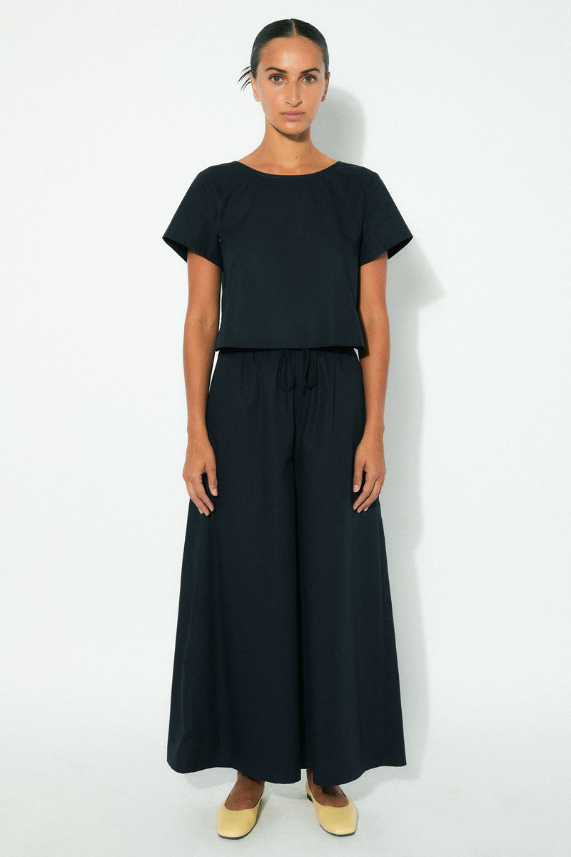 Lobe Cotton Wide-Leg Trousers