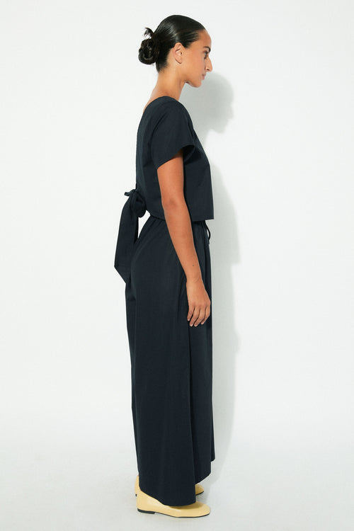 Lobe Cotton Wide-Leg Trousers