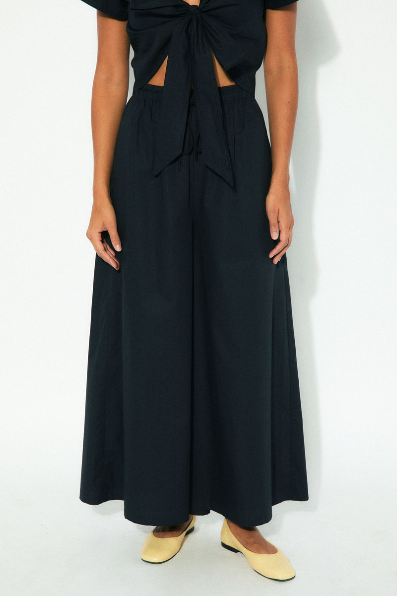 Lobe Cotton Wide-Leg Trousers