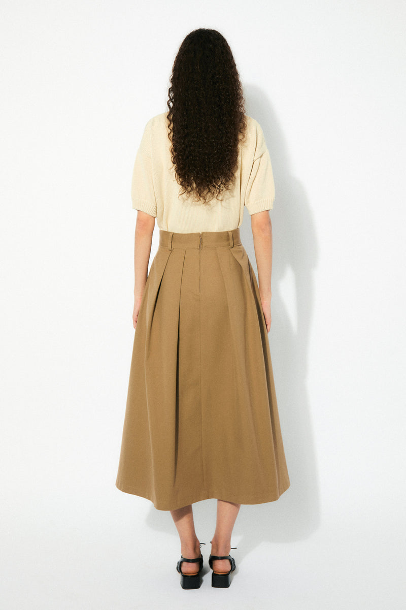 Opal Cotton Twill Skirt