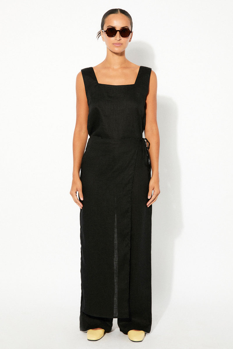 Root Linen Wrap Trousers