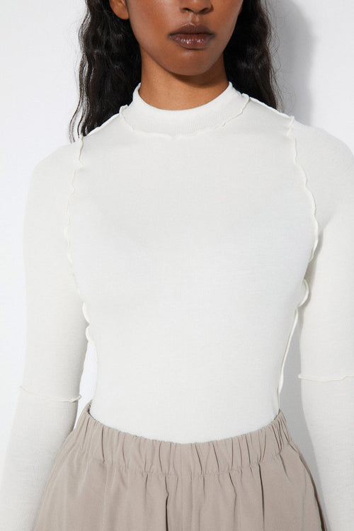 Clotilde Ribbed Knit Top