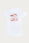 Fergus Embroidery Cotton T-Shirt