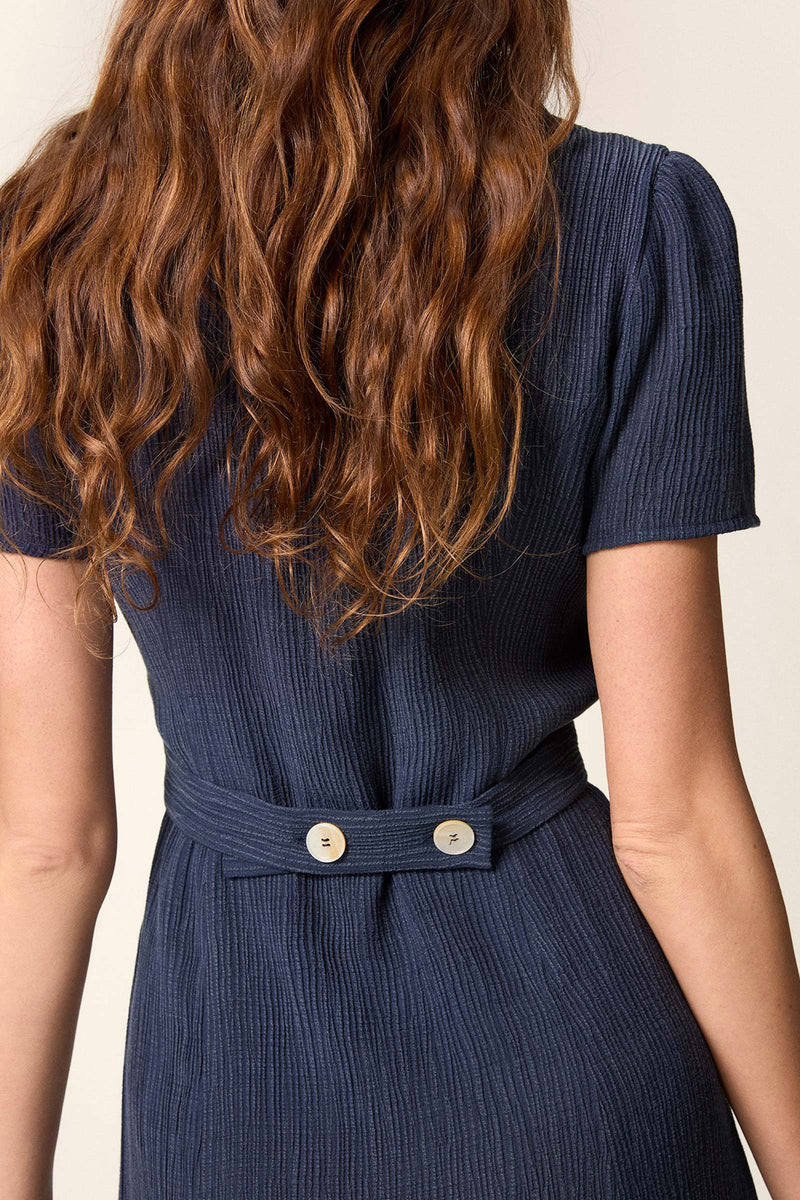 Marin Viscose-Blended Midi Dress
