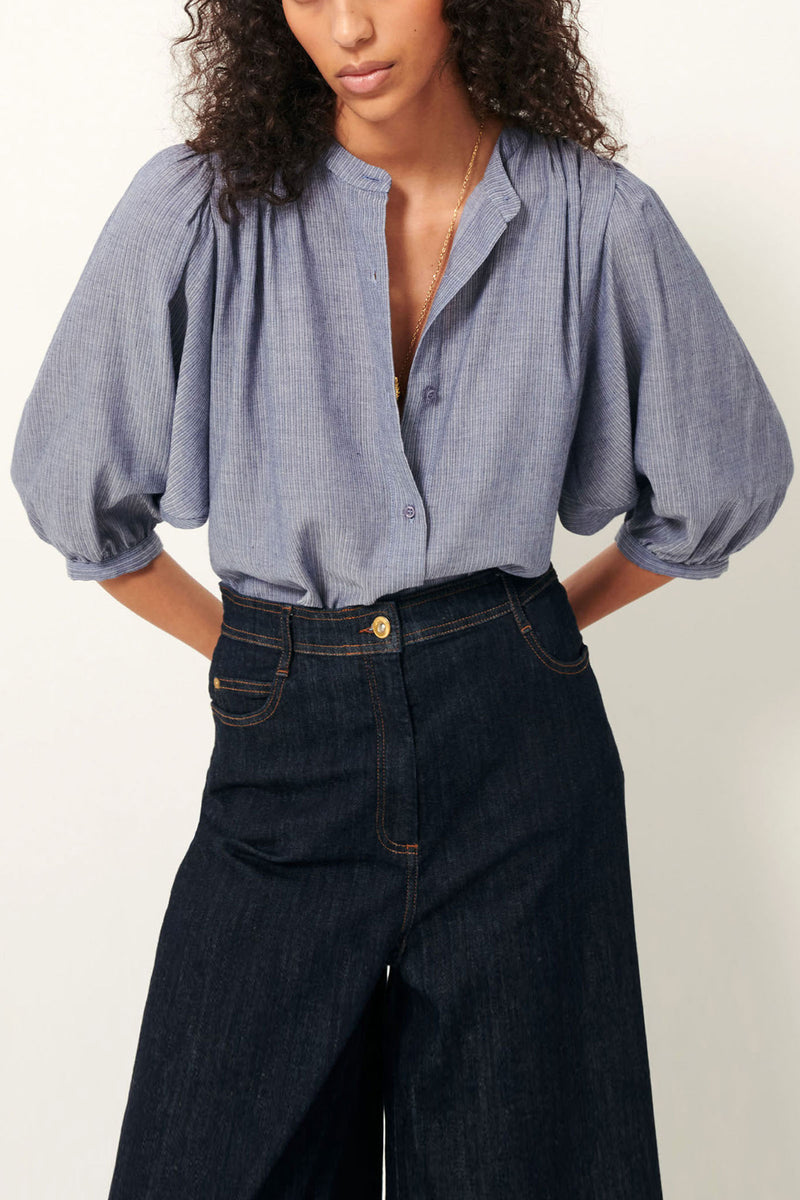 A View Cotton-Blended Blouse