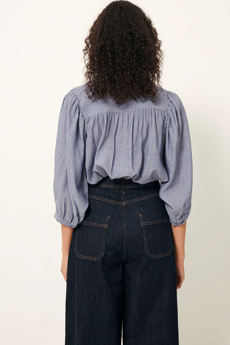 A View Cotton-Blended Blouse