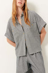 Della Cotton-Blended Seersucker Shirt