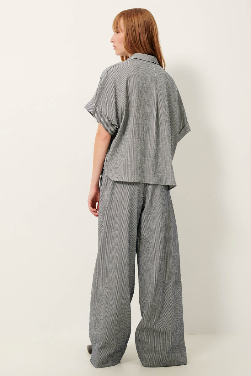 Della Cotton-Blended Seersucker Shirt
