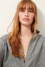 Della Cotton-Blended Seersucker Shirt