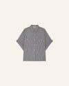 Della Cotton-Blended Seersucker Shirt