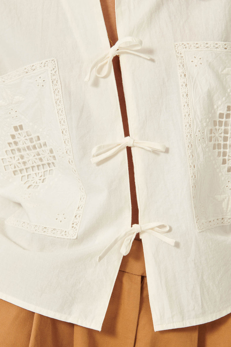 Dellani Embroidery Cotton Blouse