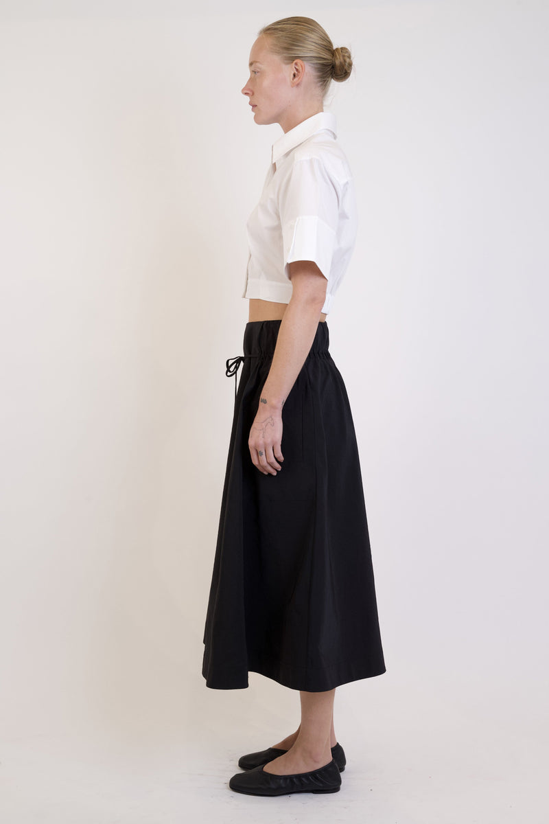 Tona Cotton Midi Skirt