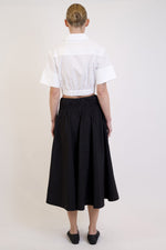 Tona Cotton Midi Skirt