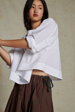 Amalia Cotton Poplin Skirt