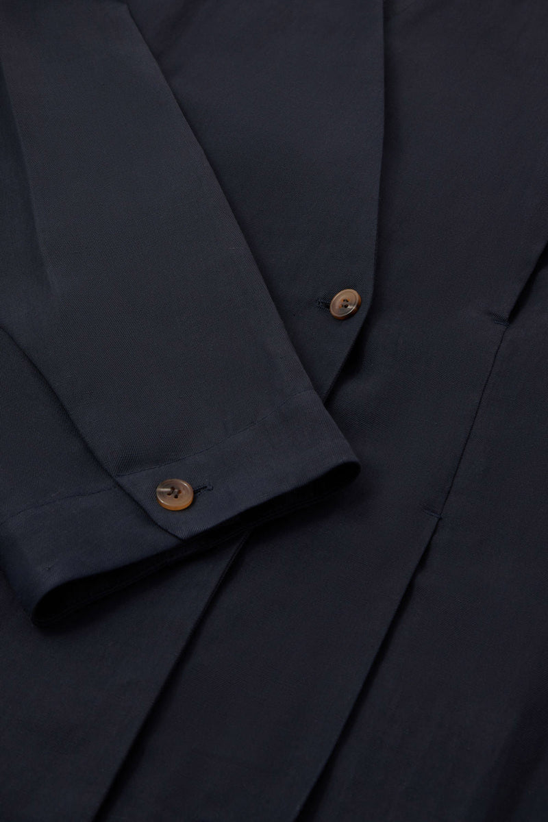 Dandy Linen-Blended Belted Jacket