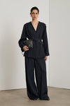 Dandy Linen-Blended Belted Jacket