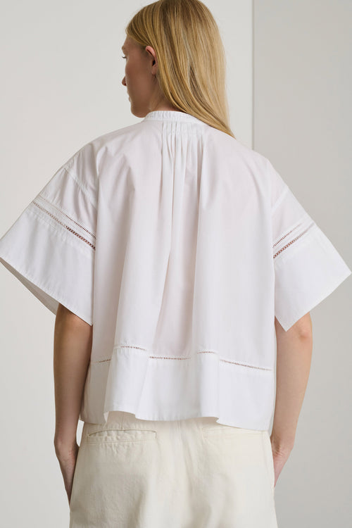 Dara Cotton Poplin Blouse