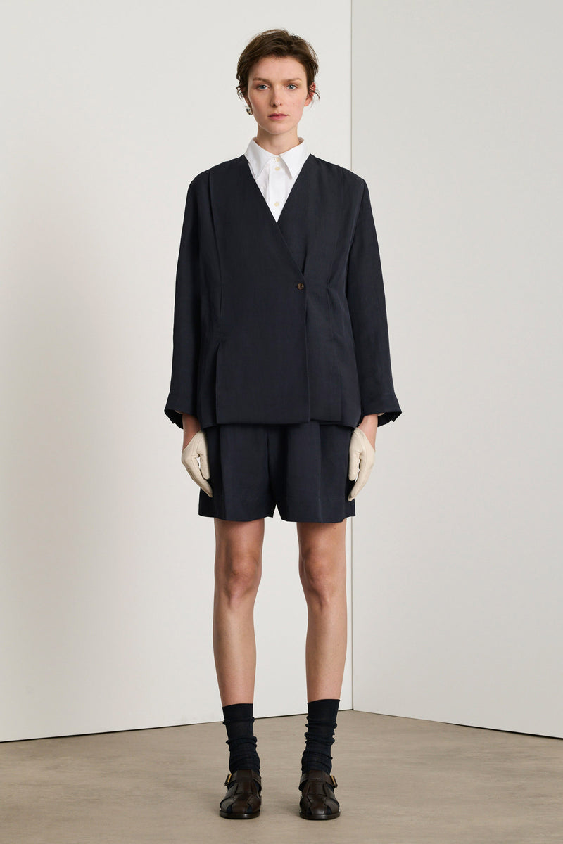Dawson Linen-Blended Tailored Shorts