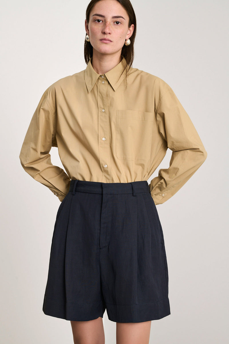 Dawson Linen-Blended Tailored Shorts