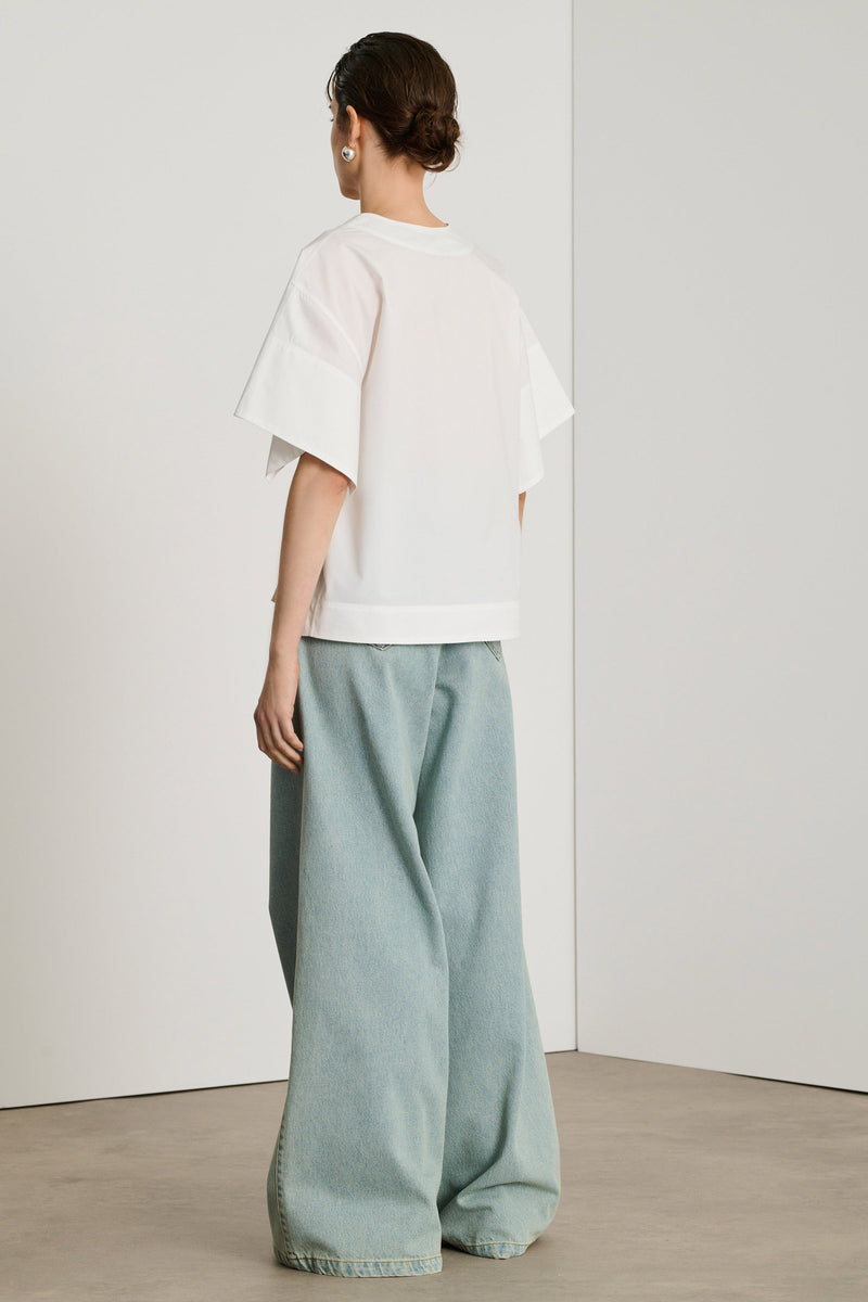 Eager Cotton Poplin Blouse