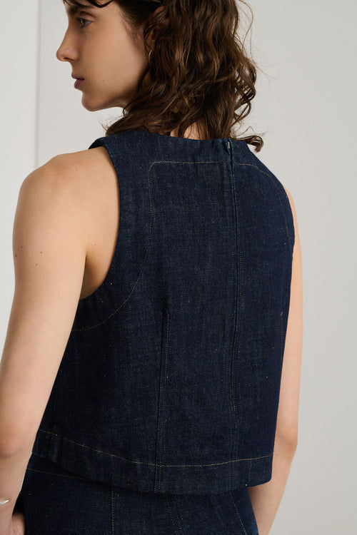 Eli Denim Top