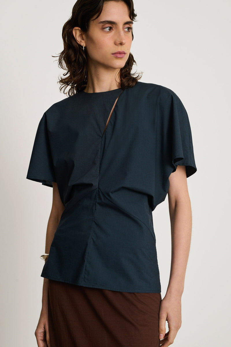 Embrun Cotton Poplin Blouse