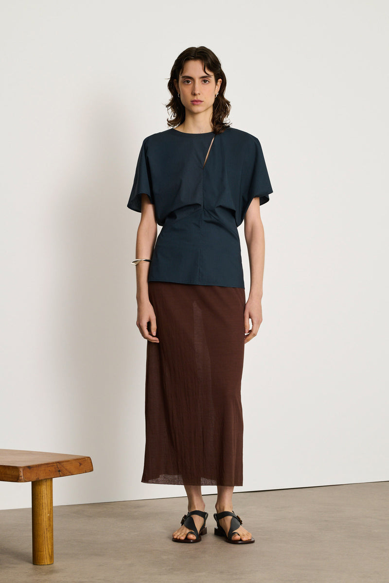 Embrun Cotton Poplin Blouse