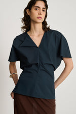Embrun Cotton Poplin Blouse