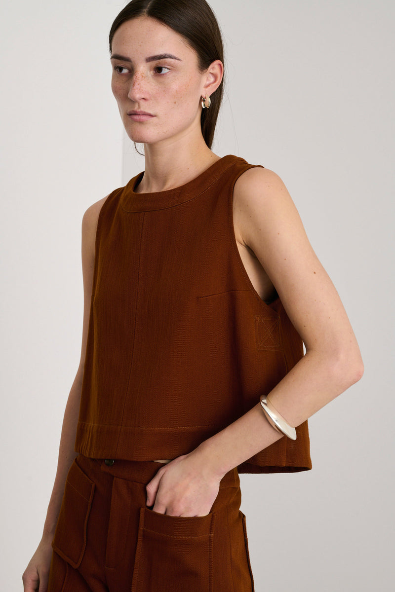 Pampa Cotton Canvas Top
