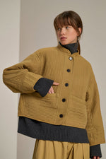 Patchouli Cotton Quilted Jacket